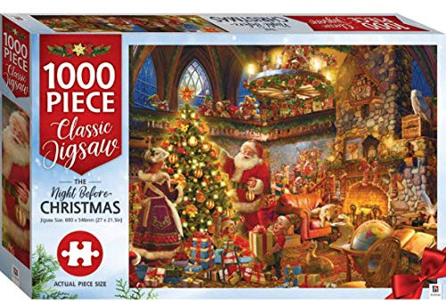 The Night Before Christmas 1000-Piece Classic Jigsaw Puzzle