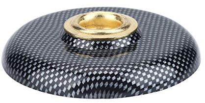 Cello Matte, Kunststoff + Metall Cello Anti Rutsch Pad für Cello End Pin Halter Cello Praxis Bodenschutz Zubehör(Schwarz)