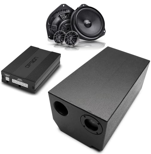Option Sistema audio V2 compatibile con Opel Movano C (con radio da 10 dalla fabbrica, anno di costruzione dal 2021) – 100% Plug & Play con amplificatore DSP, subwoofer Rock-1 e altoparlante frontale