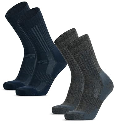 DANISH ENDURANCE Calcetines de Algodón Orgánico, Suaves, Transpirables, Hombre y Mujer, 1 Pack