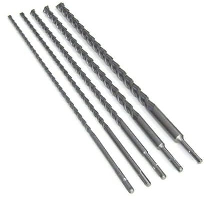Set di 5 Punte SDS PLUS 600 mm per Trapano Tassellatore – Diametri 10, 12, 16, 20, 24 mm per Cemento, Pietra e Calcestruzzo – Elevata Resistenza e Durata