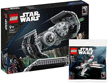 Lego Star Wars Set: TIE Bombe Modellbausatz mit Darth Vader Minifigur (75347) + X-Wing Starfighter (30654)