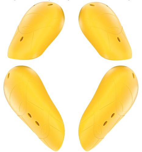 SAS-TEC Viscoelastic Memory Foam - CE UKCA Level 2 High Performance Body Shock Protection Armour Inserts for Motorcycle Jacket Shoulders & Elbows - 4 Piece Set
