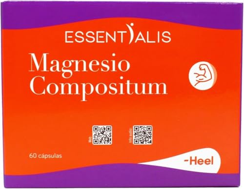 Essentialis Magnesio Compositum – Complejo de 5 sales de magnesio + vitaminas B1, B2, B3 y B6 – Alta biodisponibilidad, ayuda a reducir el cansancio y la fatiga* – 60 cápsulas veganas