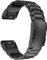 MaKTech Fascia in Titanio,Bracciale in Metallo a Cinque Pezzi Da 26mm con Fibbia a Tartaruga,per Smartwatch Garmin Fenix 8 51mm/7X/6X/5X/7X Pro/6X Pro/5X Plus (Nero)
