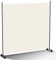 Vigevee Paravent Raumteiler Klappbar Freistehend Trennwand, Paravent auf Rollen, Umkleide Sichtschutz Raumtrenner 1 Teilig 187x181 cm, Paravent für Büros, Balkon - Beige