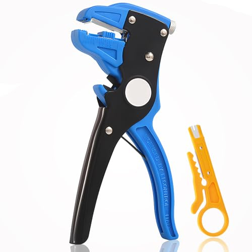 Vista Quick Stripper - 2 in 1 Automatic Wire Stripper and Cutter for Electronic and Automotive Repair, Eagle Nose Pliers (Blue 1PCS)