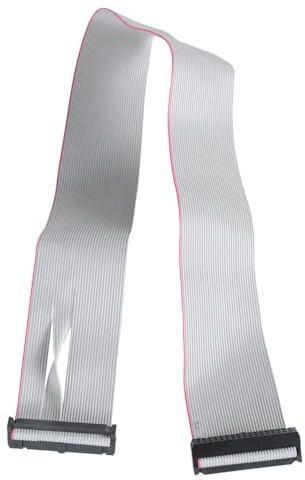 GMBYLBY 34Pin Simulation Diskette Unidades Cable Alargador Cable de Cinta Suave para Simulación Disquetera Cable Plano 55cm