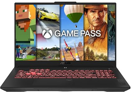 ASUS TUF Gaming A17-TUF707NVR-HX018W 17.3 Pouces FHD 144Hz PC Portable (AMD Ryzen 7 7435HS Processeur 4.5 GHz, 16GB DDR5, 512GB SSD, NVIDIA GeForce RTX 4060, Windows 11 Home) – Clavier AZERTY.