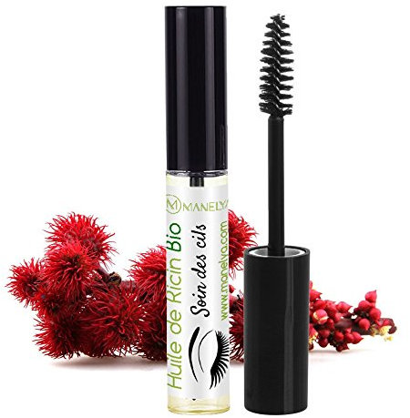 manelya Huile de Ricin avec Applicateur pour Cils 10 ml