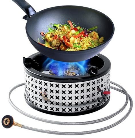 Camping Spis 15800w Camping Grillspis | Ryggsäckskök för Utomhustillagning Vandring Friluftsliv Picknick Grillning och Äventyr