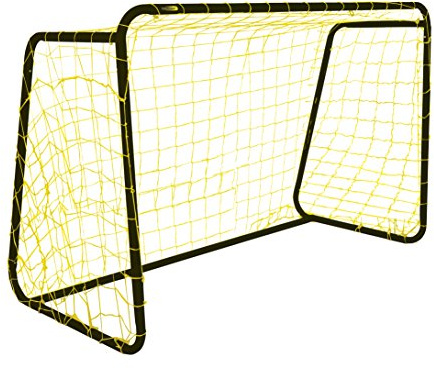 Kickmaster Premier HD Heavy Duty Soccer Goal 7 FT -Powder Coated Rust-Resistant Steel Frame, High Density 5 ply High Density Netting - Ideal for Outdoor Play and Skill Development.