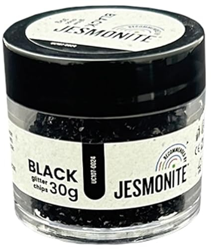 Jesmonite Paillettes de Verre 30g Noir