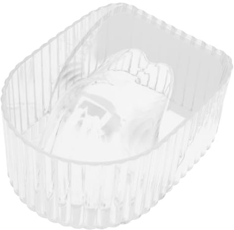 SHERCHPRY Recipiente Para Remojar Uñas Transparente Acrílico, Cuenco Para Manicura Mano, 1 Unidad, Para Suavizar Cutículas y Eliminar Esmalte, Uso Profesional y Doméstico