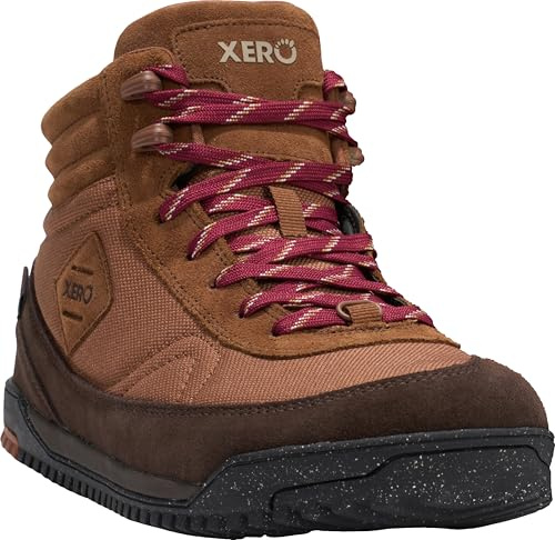 Xero Shoes Men's Ridgeway Barefoot Hiking Boots, Rawhide, 13