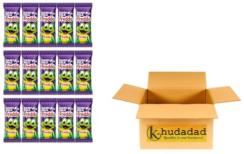 Dairy Milk Chocolate Bars 18g | Freddo Frog Milk Chocolate Bars | Bulk Chocolate Treats | Party Bag Fillers, Gifts & Snacks (15x Cad DM Freddo Bars 18g)