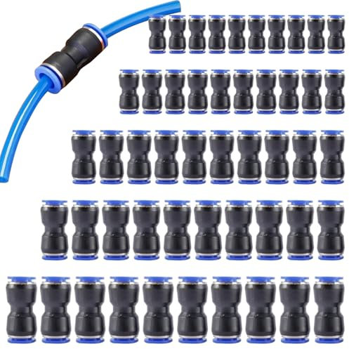 Rrlihjgu - Accesorios rápidos para aire, 50 piezas accesorios de aire de - Acoplamientos para compresores para talleres de carpintería, equipo agrícola, pintura con pistola