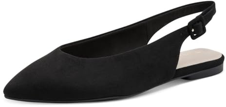 Tamaris décolleté slingback da donna piatto nero 37 EU