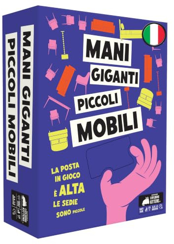 Asmodee – MANI GIGANTI PICCOLI MOBILI – Gioco da Tavolo di Destrezza