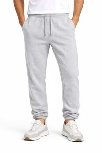 COSHAL® Kids Joggers Pants Unisex Sports Fleece PE School Joggers Trouser Boys Tracksuit Kids Sport Gym wear Girl Casual Trouser Boys Sports Sweatpants 13-14 Yrs Grey