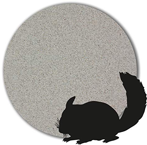Anbobo 1 kg - 25 kg Chinchilla Sand Badesand hocherhitzt keimfrei samtweich hellgrau (5 kg)