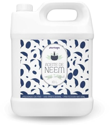 PLANTAWA Neemolja 10 L, 100% hållbar, ren, koncentrerad, naturlig, giftfri