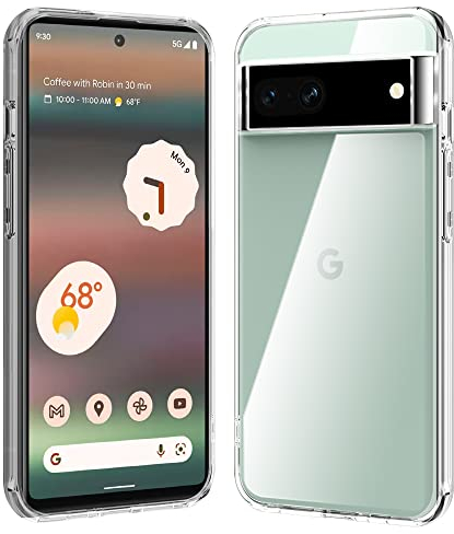 Filoto Ultra Clear Hülle für Google Pixel 6A（6.1）, Transparent Vergilbungsfrei Slim Soft Silikon Handyhülle, Ultra Dünn TPU Silikon Case Kratzfest Stoßfestigkeit Schutzhülle (Clear)