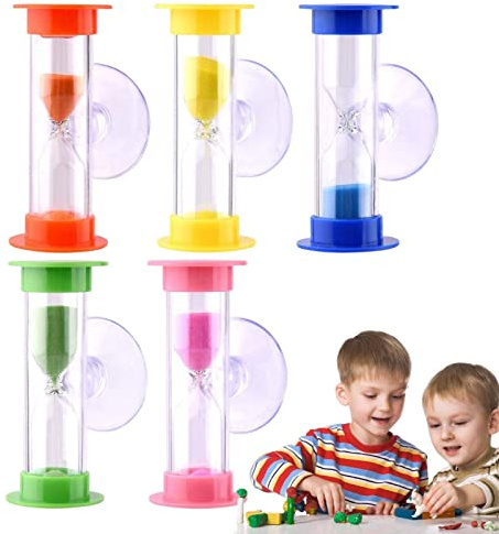 | sincronización con ventosa – Set 2/3 minutos temporizador para juegos cepillado dientes aula niños coc oficinas Teksome