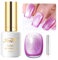 15ml Smalto gel unghie Semipermanente Occhio di gatto magnetico Glitter Rosa orchidea media, Smalto per unghie in gel Cat Eye Holographic Shining Glitter Smalto per unghie in gel super brillante
