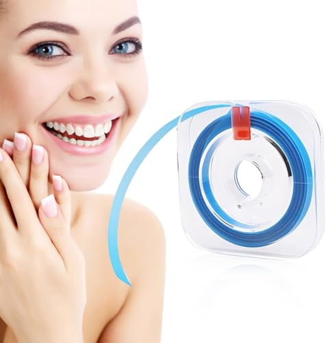 XKSOCT Strisce Sbiancanti e Lucidatura Dentale - Carta Vetrata per Denti 4mm/30μm, per Levigatura, Pulizia e Sbiancamento dei Denti Interdentali