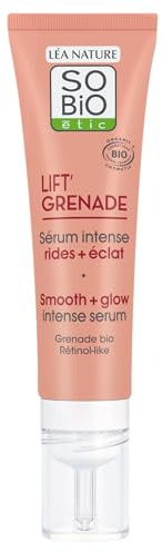 LÉA NATURE SO Bio étic Intense Serum Wrinkles + Shine - Lift'Argan | Innovation Wrinkles + Shine | Reduces Wrinkles | For All Skin Types | 99% Natural Origin | Made in France | 30