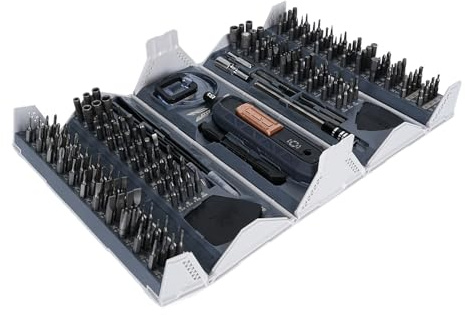 Kit Cacciavite Magnetico, Set di Cacciaviti Manuali di Precisione da 180 Pezzi Set di Strumenti di Riparazione Magnetica Kit di Punte per Cacciavite per Computer con Asta di