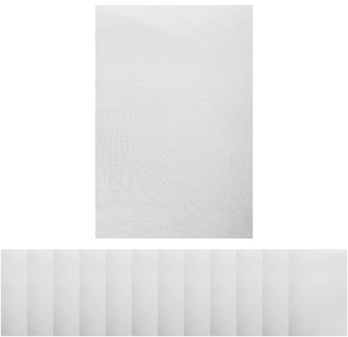 Neikafan 12 Pezzi Rete Metallica Maglia Piccola in 30x21cm Maglia Fori 40 Della Foglio Filtro Filtrante per Ventilazione Sicurezza Finestra Giardino Precludere Roditore Insetti Filtrazione Griglia