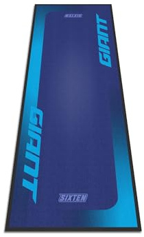 SIXTEN Tapis Home Trainer Vélo Giant 65x180 - Antivibrations et Antibruit - Vélo d'Intérieur - Durable