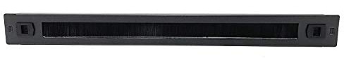 INFITRONIC - INSIRB111BRUSH - Panel ciego para rack de 19 pulgadas 1U de acero en U con escobillas, barra de armario de red (montaje sin herramientas)