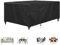 Zhaoyang Art Gartenmöbelabdeckung Wasserdicht Schwarz 600D Nylon Oxford 170x100x90cm Rechteckige Schutzhülle Terrassenmöbel Abdeckung Gartentisch