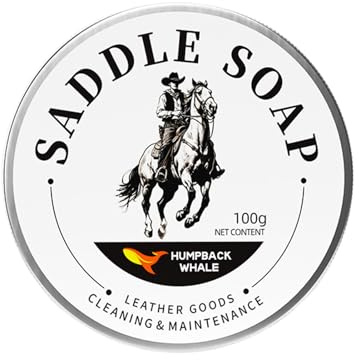 Saddle Soap for Leather - 00g Boot Cleaning Care Ointment, Leather Care & Cleaning Cream for Boots, Saddles, Couch, Jackets, Handbags | 100g Ointment for Riders, Car Enthusiasts, Furniture and
