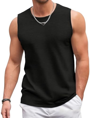 PINSPARK Camiseta Sin Mangas para Hombre Paquete De 1 O 3 Unidades Camiseta Mangas Deportiva Secado RáPido, Transpirable, Funcional, Entrenamiento