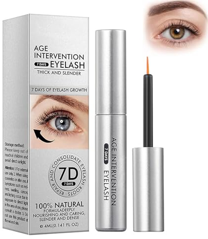 Serum Pousse Cils 4ml,Sérum pour cils sans hormones,Serum Cils Croissance aux Ingrédients Naturels - Pour une Croissance Rapide & des Sourcils Pleins,Stimule et Nourrit les Follicules Pileux