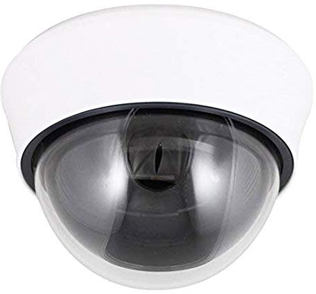 Dahszhi Dome Security Camera Cover Plastic Black and White