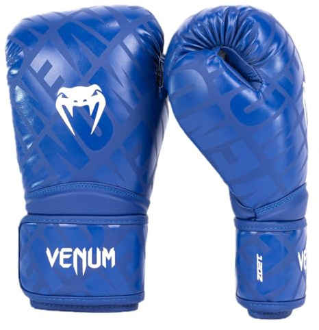 Venum Contender 1.5 XT Boxing Gloves - White/Blue - 16-Ounce