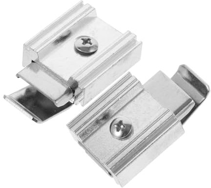 OSALADI 2piezas Clip Fijación Mosquitera Ventana Hebilla Metal Resistente Fácil Reparación