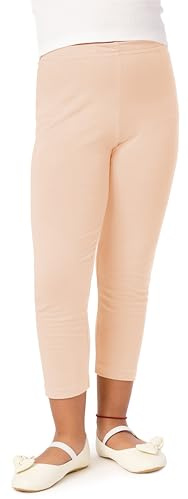 Merry Style Mädchen 3/4 Leggings aus Viskose MS10-131 (Nude, 152 cm)
