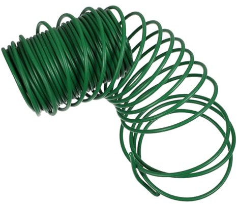 PHENOFICE 1 Rolle Gartenpflanzenbefestigung Kabelbinder Für Pflanzen Professionelle Gartenbefestigung Klettband Für Rankhilfe Gummierter Pflanzendraht Ideal Für Gurken Tomaten Und