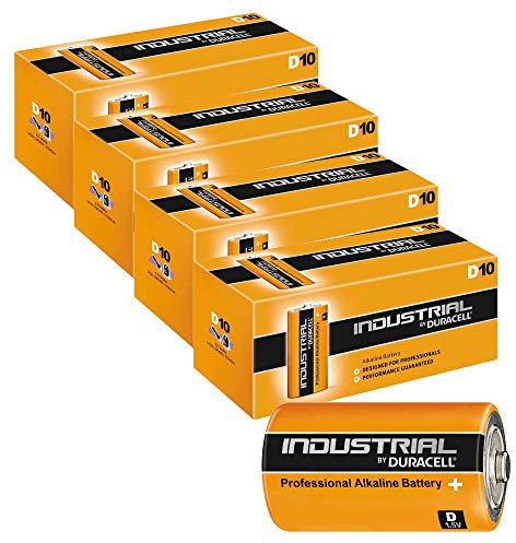 Duracell Industrial - Dbatterijes alcaline professionale, 1,5 V/LR20