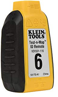 Klein Tools VDV501-116 Kabeltester Fernbedienung #6 für VDV Scout Pro und VDV Commander Tester, testet und identifiziert Koaxialkabelverbindungen