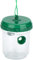 com-four® 2X Wespen Lebendfalle - Natürliche Wespenfalle für draußen - Wespen vertreiben - Mittel gegen Wespen - Wespenabwehr zum Aufstellen und Aufhängen - 360 Grad Wirkung (02 Stück - grün 13cm)