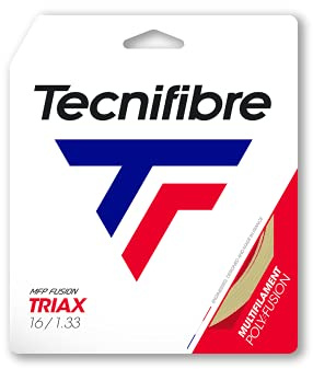 Tecnifibre Triax Tennis String 1.33mm Natural - 12m Set