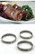 Verk 8 Rouladenringe Rouladenklammern Edelstahl Verstellbar Rouladenhalter, Silber