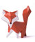 Amoy-Art Zorro Figura Decorativa Animal Escultura Estatua Modern Regalo Interior Arte Resina Decoración del Hogar 10cm